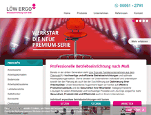 Tablet Screenshot of loew-ergo.de
